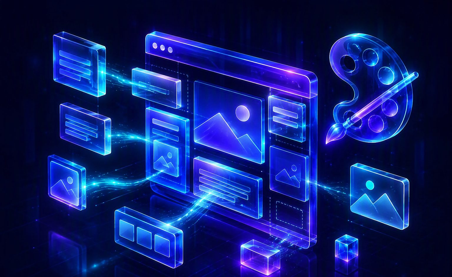 ZClaw Site AI智能建站 产品概念图